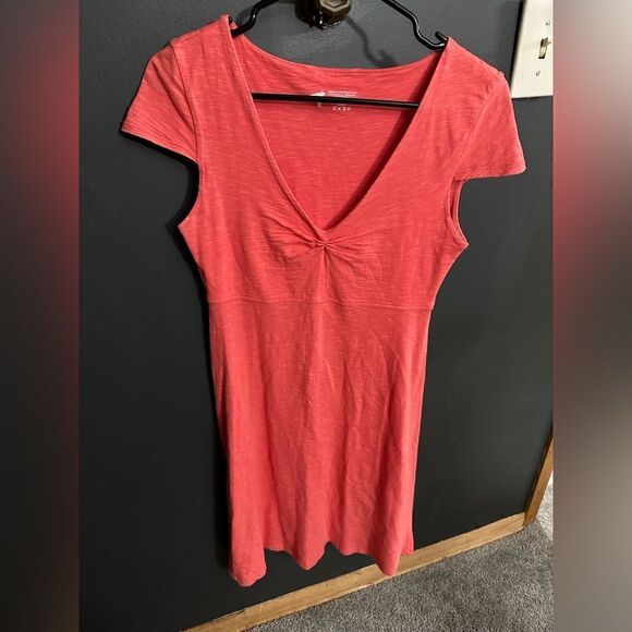 Horney Toad Tencel Short Sleeve Dress Size XS Coral - Picture 1 of 4